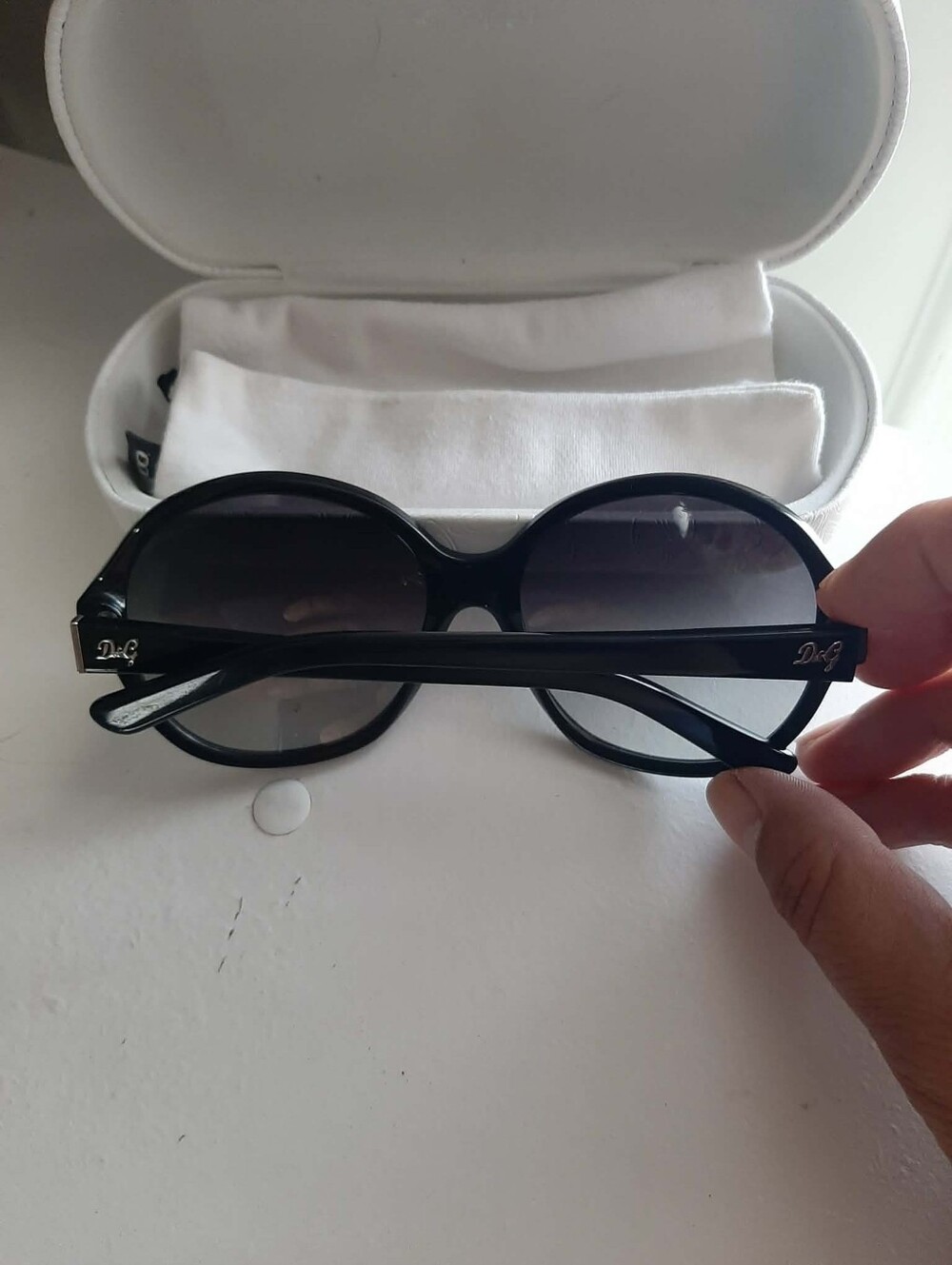 DOLCE & GABBANA Black🕶Oversized Sunglasses - Picture 3 of 9